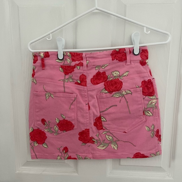 Floral Mini Skirt - Picture 4 of 5